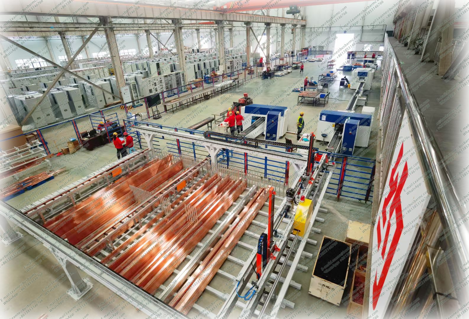 Automatic CNC Copper Busbar Loading Mach