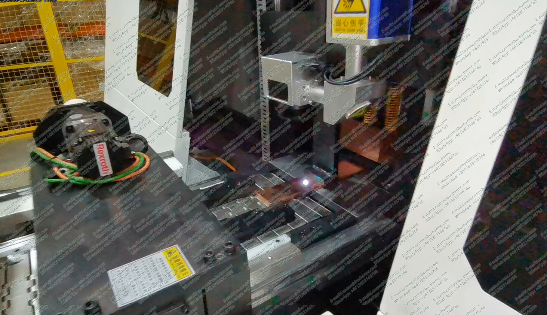 Copper Busbar Laser Marking Machine 